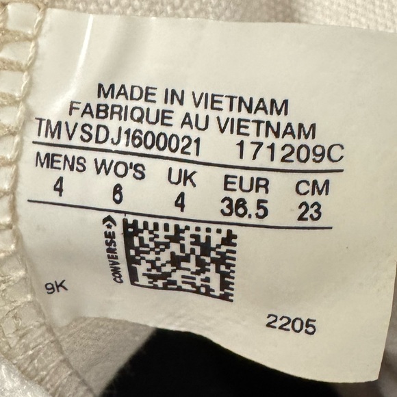 Converse All Star Chuck Taylor Men’s size 4 /Women Size 7 Casual Shoe Sneakers - Picture 15 of 15